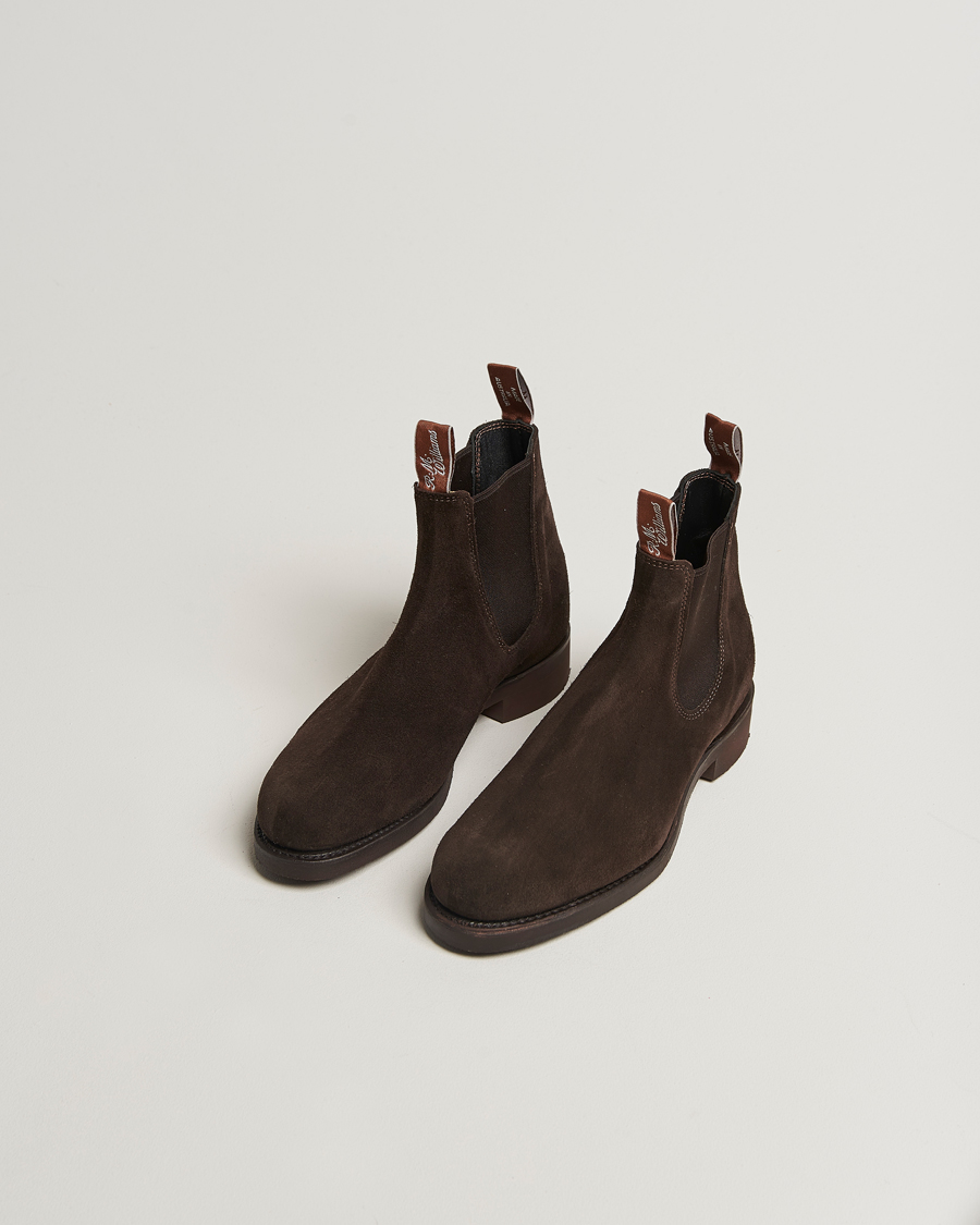 Men | Boots | R.M.Williams | Gardener G Boot Chocolate Suede