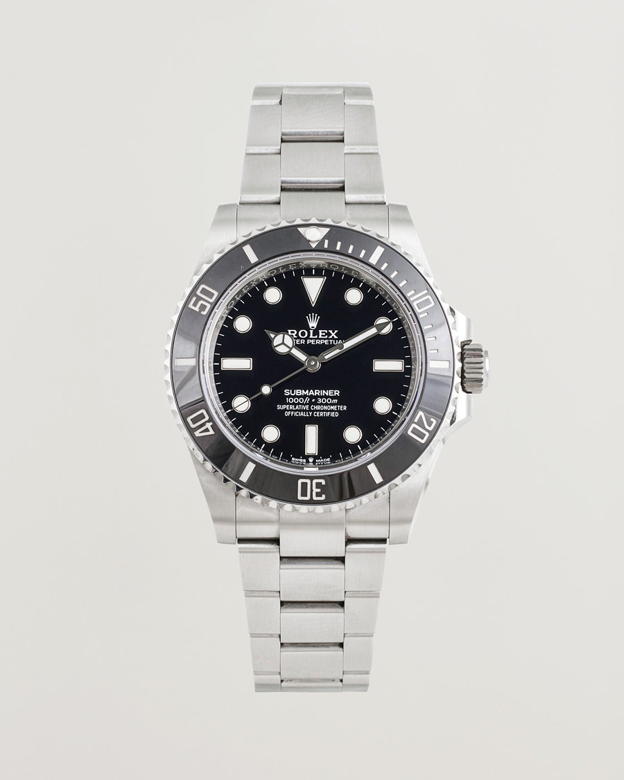 Men | Rolex Pre-Owned Submariner 124060 Oyster Perpetual Steel Black | Rolex Pre-Owned | Submariner 124060 Oyster Perpetual Steel Black
