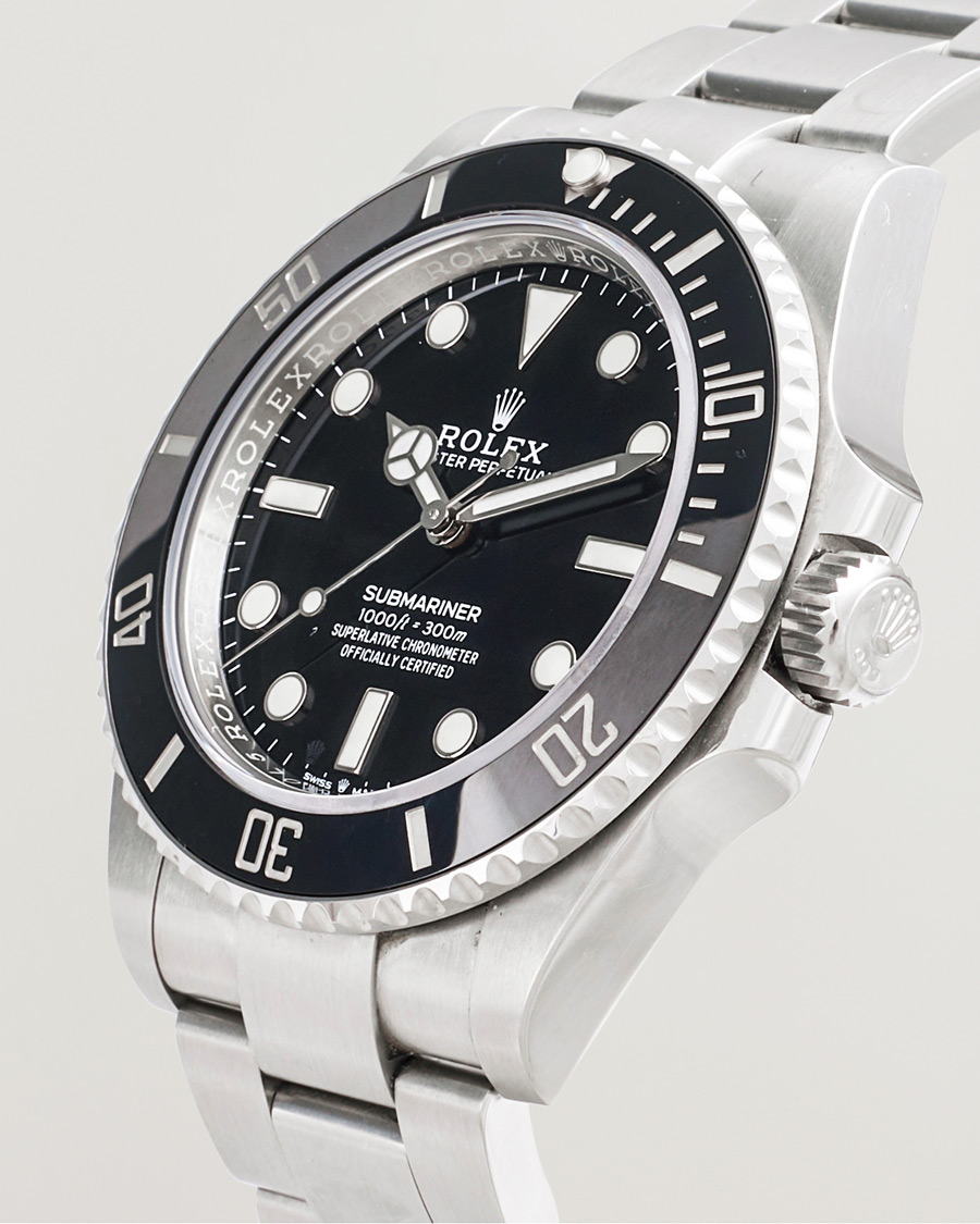 Men | Rolex Pre-Owned Submariner 124060 Oyster Perpetual Steel Black | Rolex Pre-Owned | Submariner 124060 Oyster Perpetual Steel Black