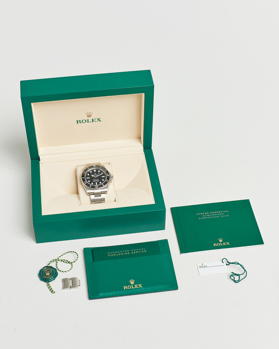 Men | Rolex Pre-Owned Submariner 124060 Oyster Perpetual Steel Black | Rolex Pre-Owned | Submariner 124060 Oyster Perpetual Steel Black