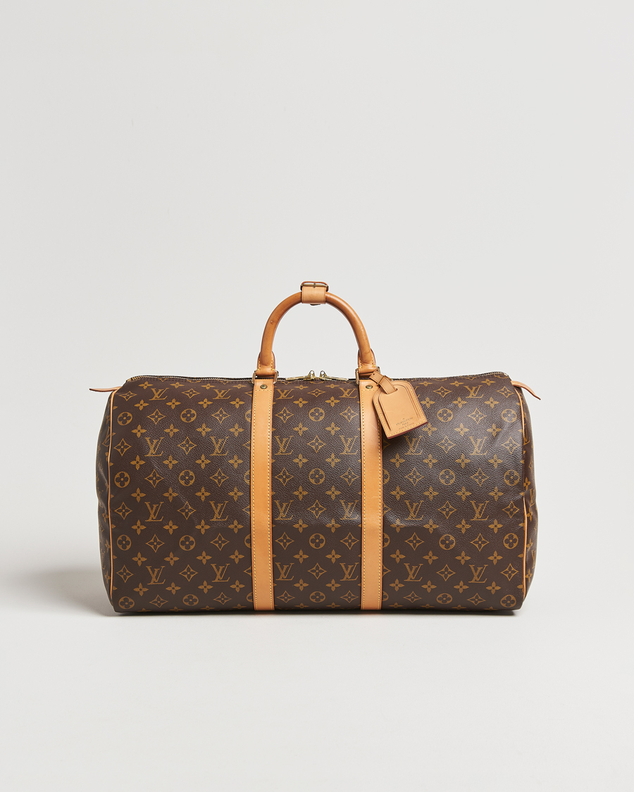 Men | Pre-Owned & Vintage Bags | Louis Vuitton Pre-Owned | Keepall 50 Monogram