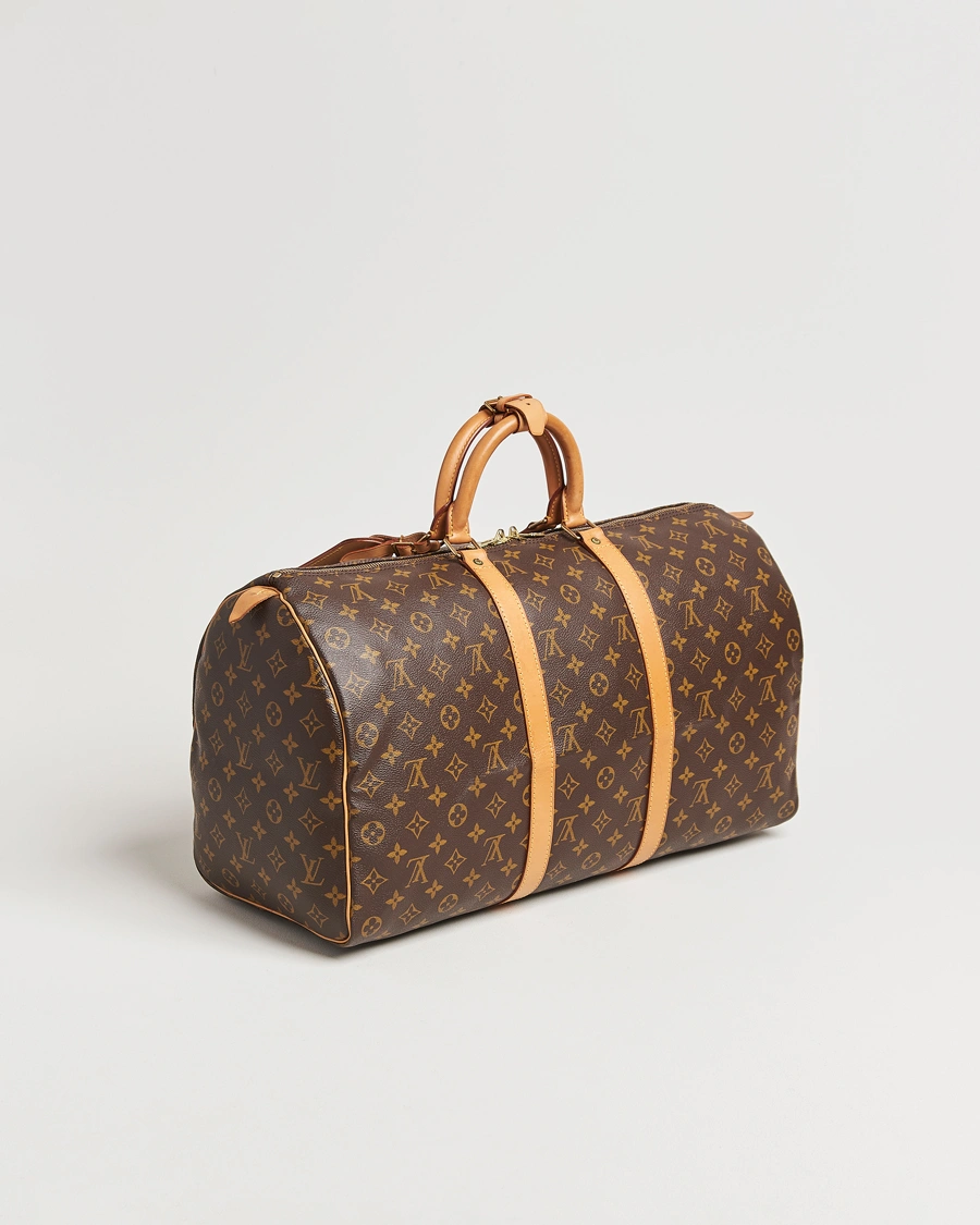 Men | Pre-Owned & Vintage Bags | Louis Vuitton Pre-Owned | Keepall 50 Monogram