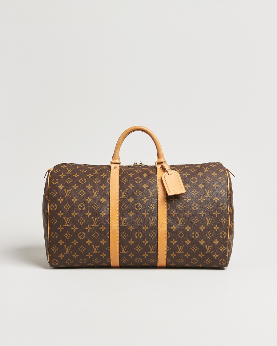 Men | Pre-Owned & Vintage Bags | Louis Vuitton Pre-Owned | Keepall 50 Monogram