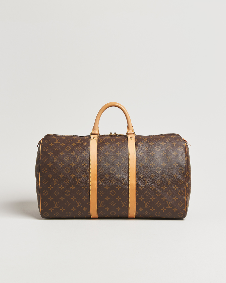 Men | Pre-Owned & Vintage Bags | Louis Vuitton Pre-Owned | Keepall 50 Monogram