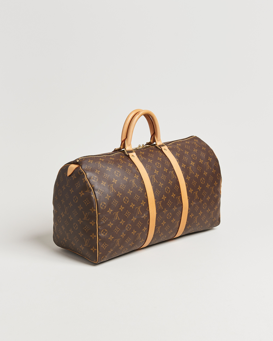 Men | Pre-Owned & Vintage Bags | Louis Vuitton Pre-Owned | Keepall 50 Monogram