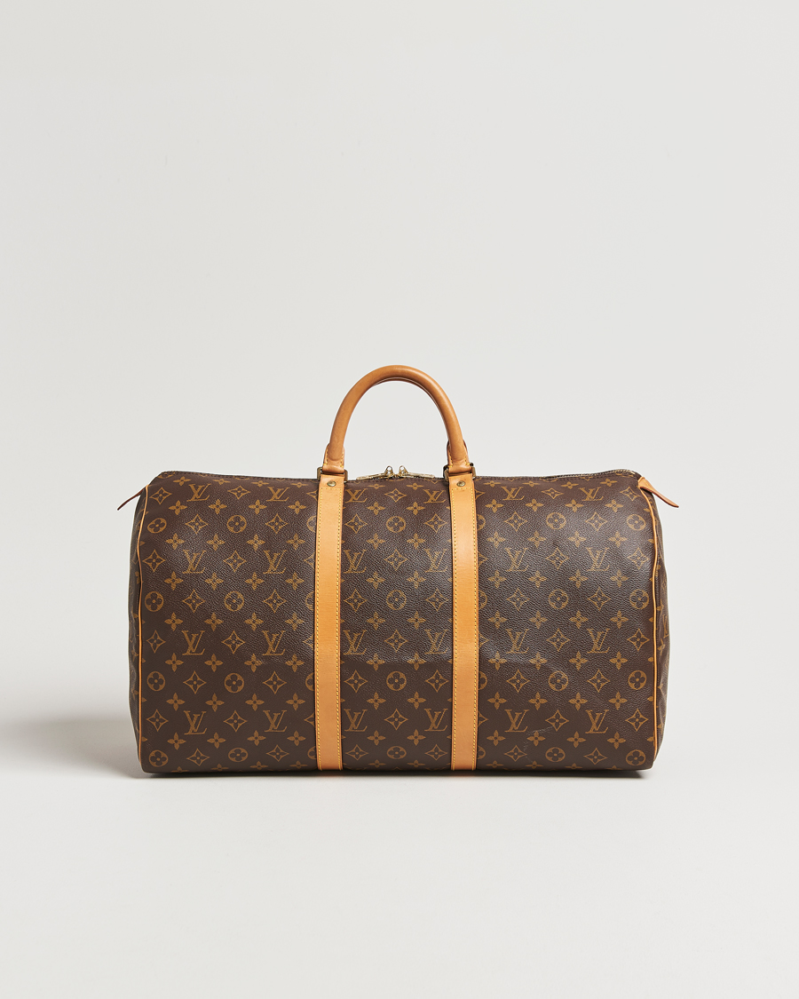 Men | Pre-Owned & Vintage Bags | Louis Vuitton Pre-Owned | Keepall 50 Monogram