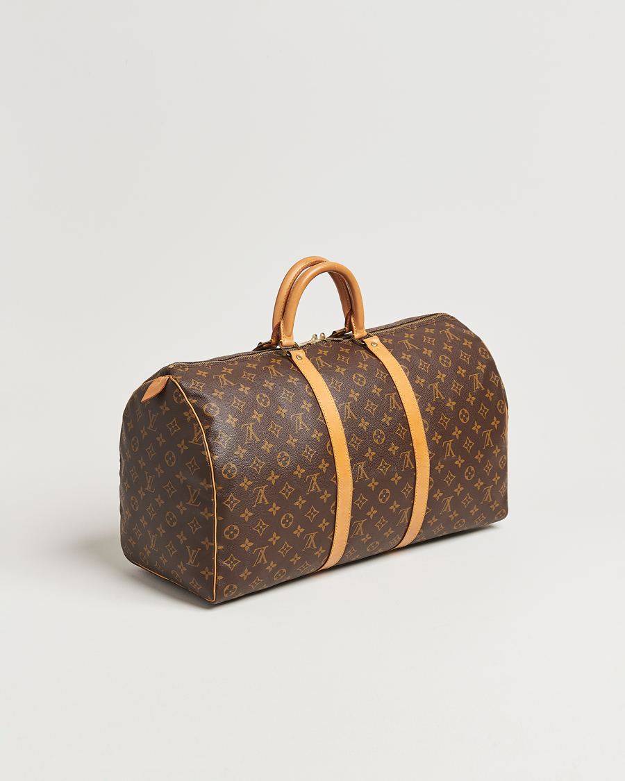 Men | Pre-Owned & Vintage Bags | Louis Vuitton Pre-Owned | Keepall 50 Monogram