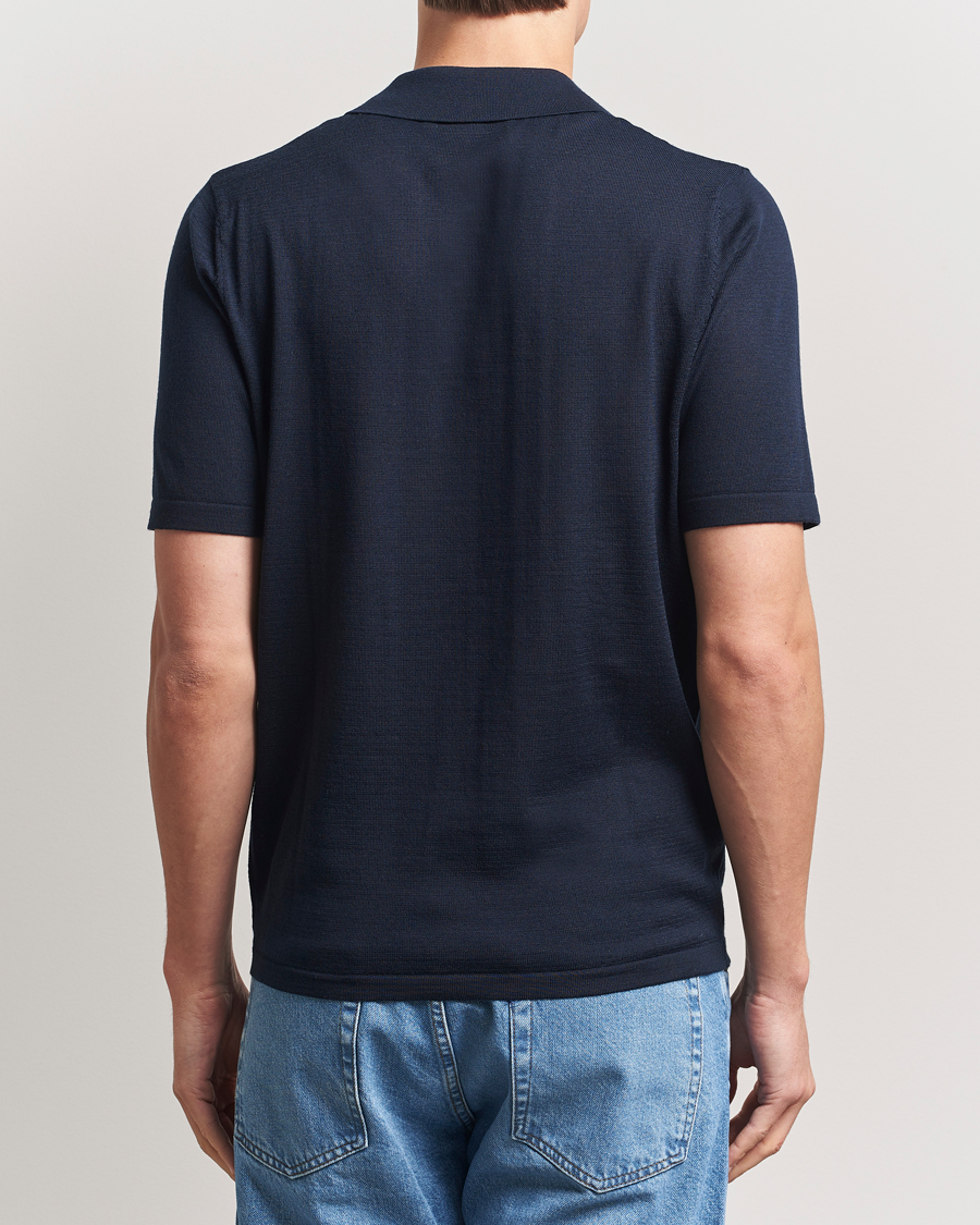 Men | Polo Shirts | Samsøe Samsøe | Sarown Knitted Polo Salute Navy