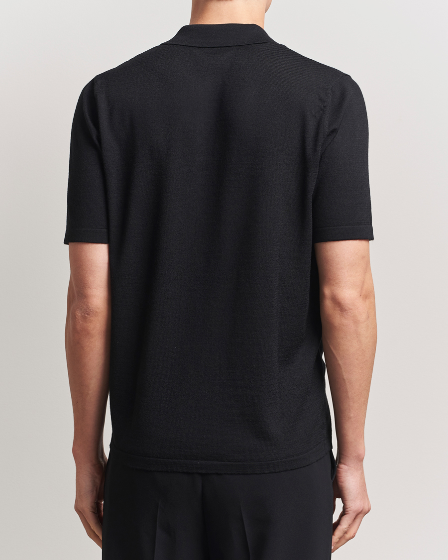 Men | Polo Shirts | Samsøe Samsøe | Sarown Knitted Polo Black