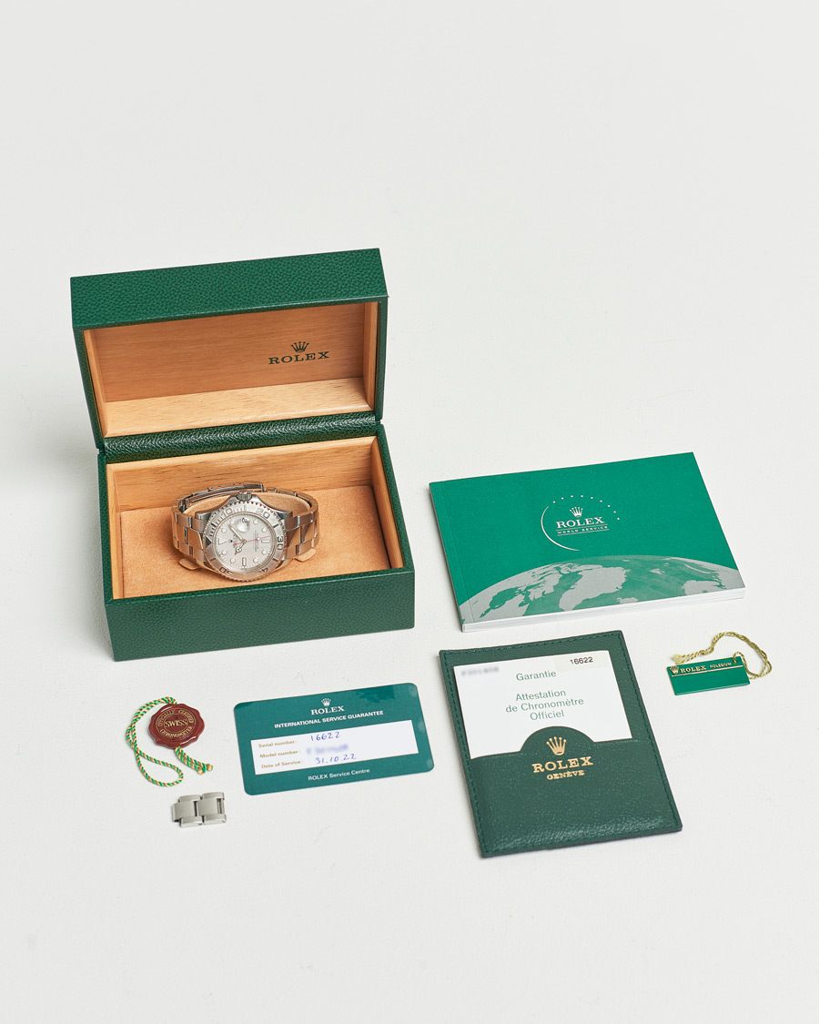 Men | Rolex Pre-Owned Yacht Master Oyster Perpetual Steel Platinum | Rolex Pre-Owned | Yacht Master Oyster Perpetual Steel Platinum