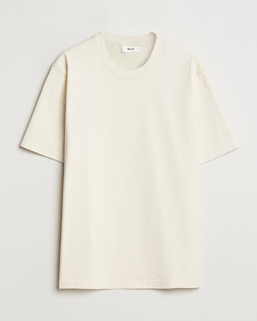 Men | T-Shirts | NN07 | Abel Crew Neck T-Shirt Ivory