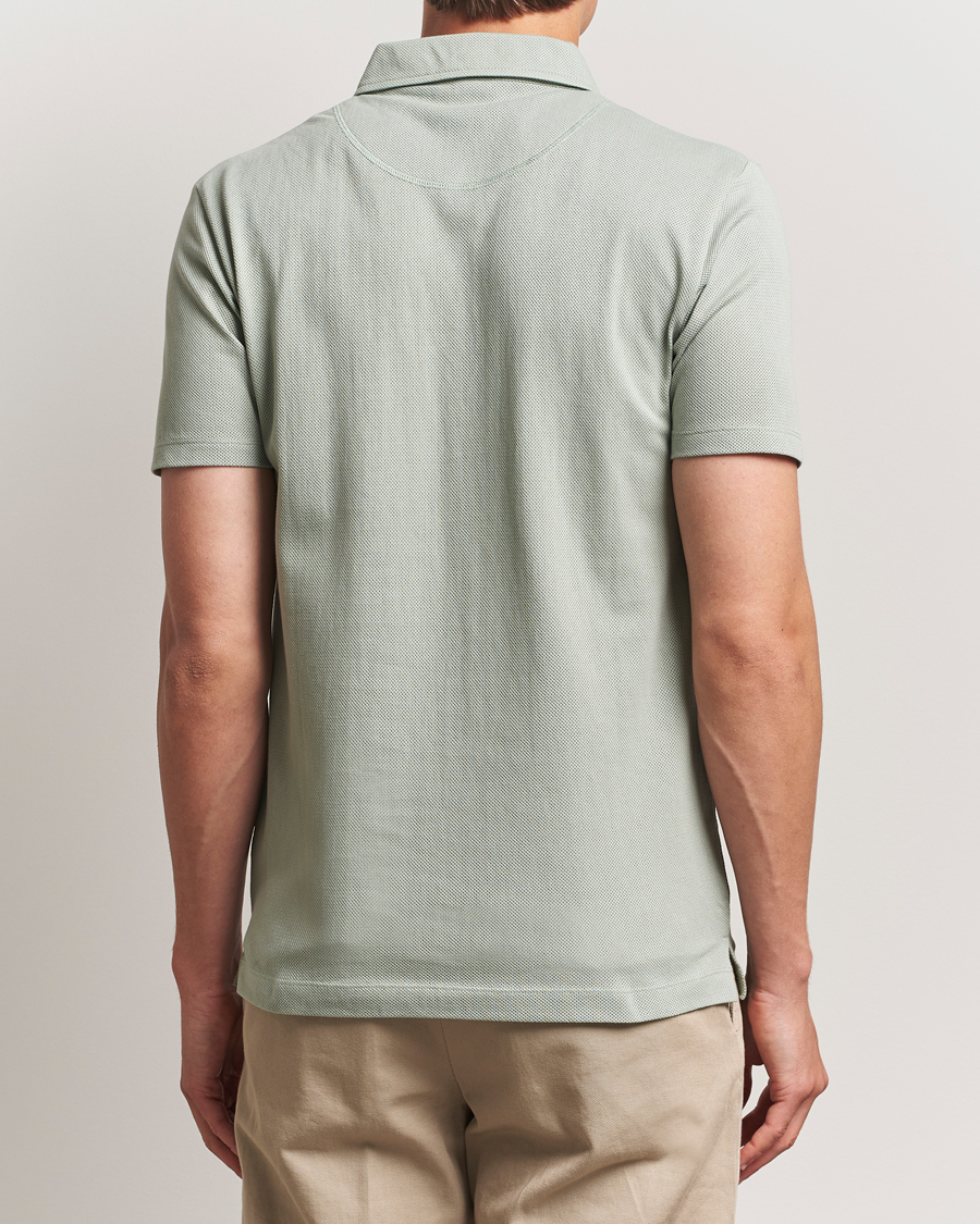 Men | Polo Shirts | Sunspel | Riviera Polo Shirt Pastel Green
