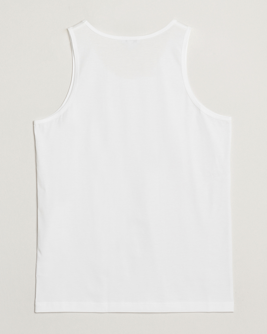 Men | T-Shirts | Sunspel | Superfine Cotton Underwear Vest White
