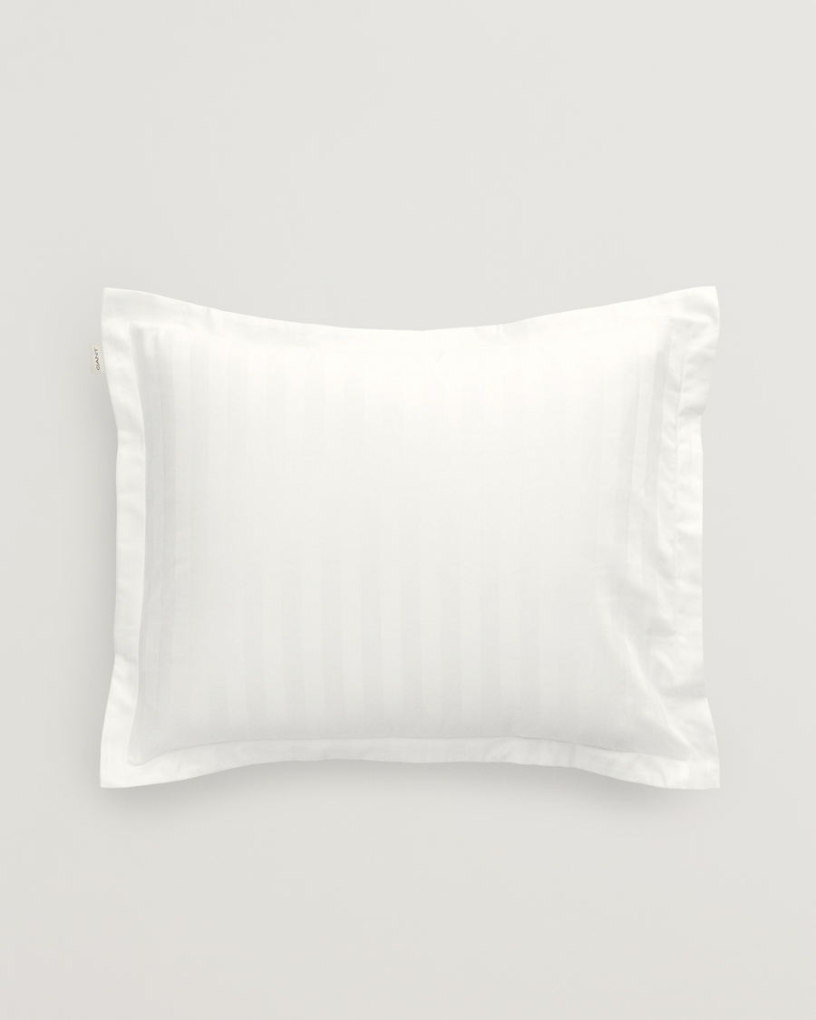 Men | Home | GANT | Sateen Striped Pillowcase White