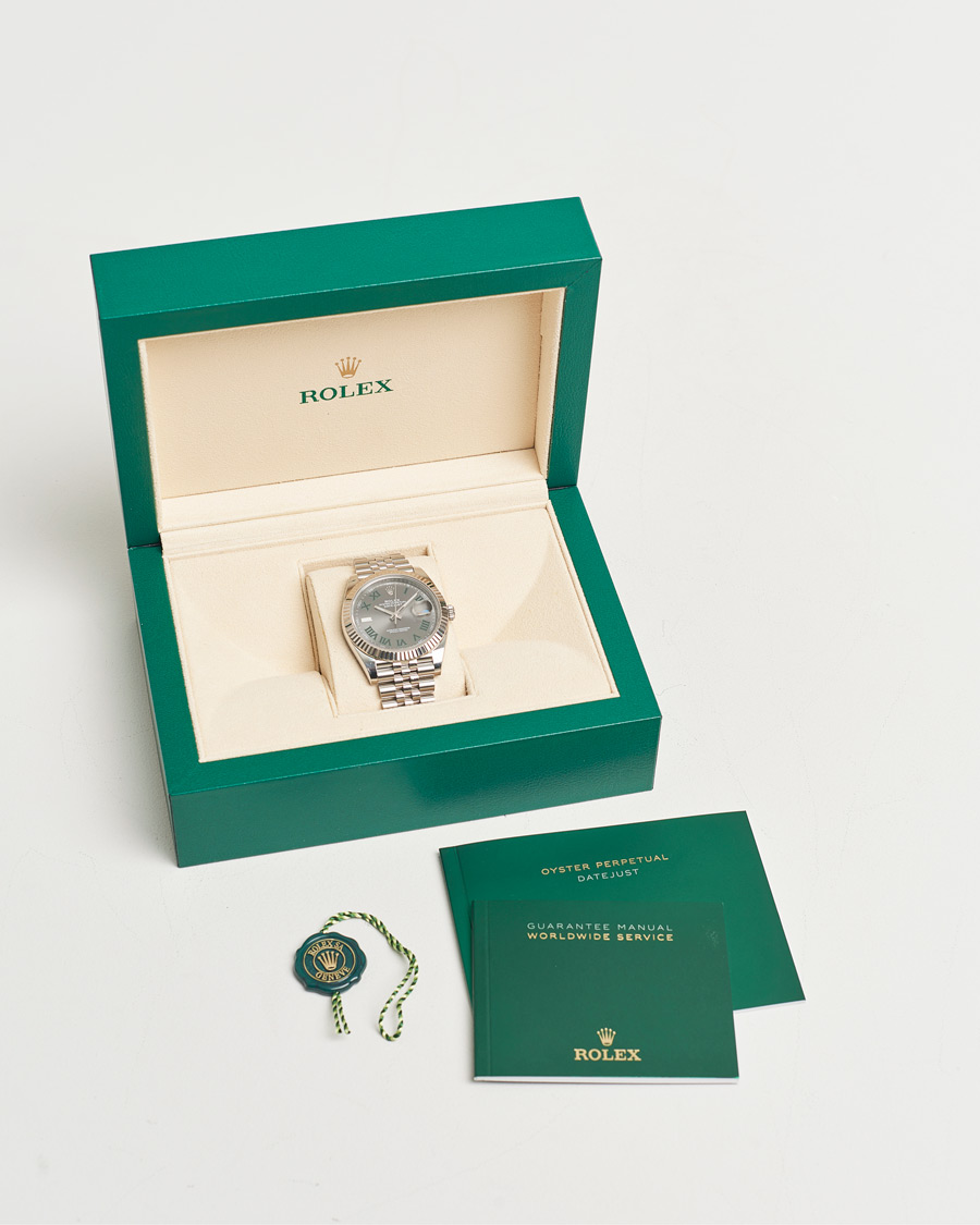 Men | Rolex Pre-Owned Datejust 41mm Wimbledon | Rolex Pre-Owned | Datejust 41mm Wimbledon