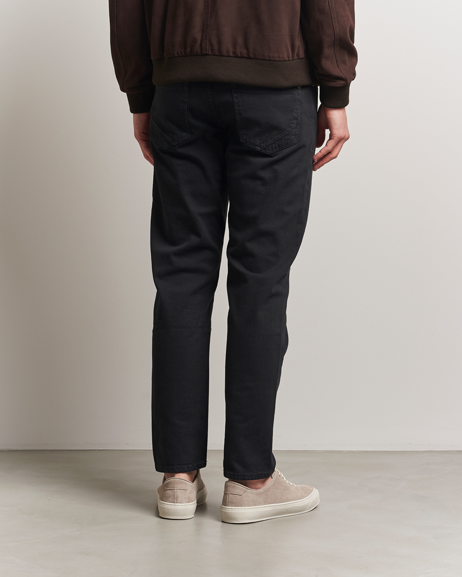 Men | Trousers | Incotex | 5-Pocket Cotton Stretch Pants Black