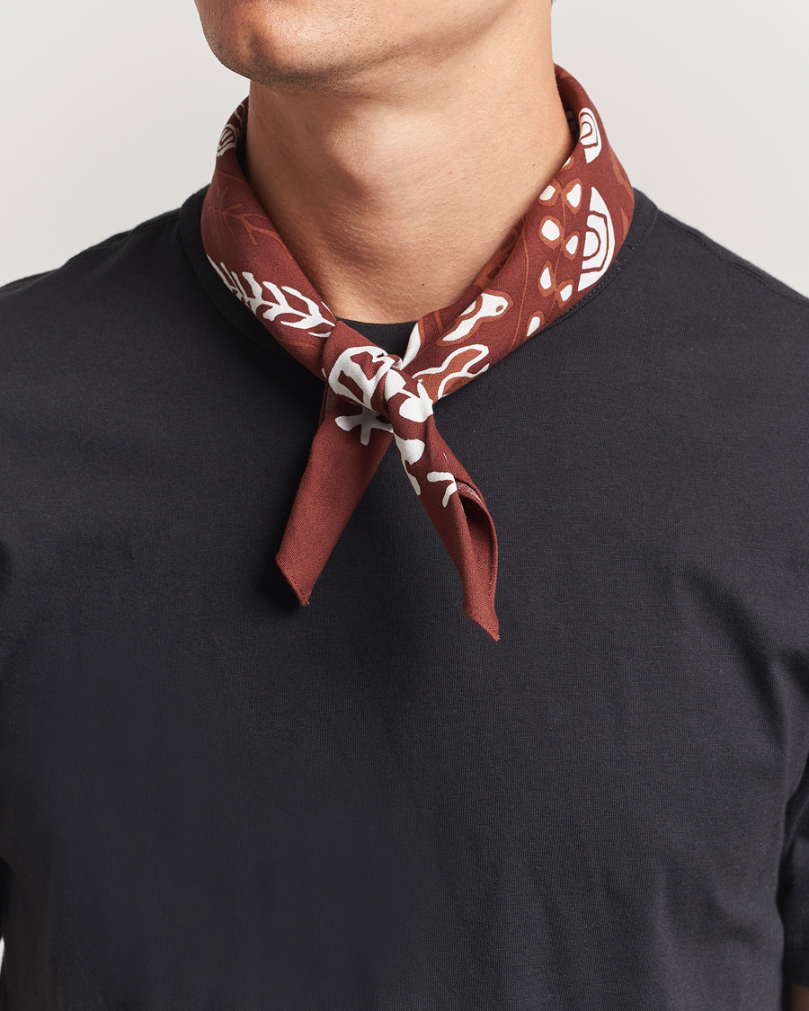 Men | Snow Peak OG Cotton Nordic Bandana Bordeaux | Snow Peak | OG Cotton Nordic Bandana Bordeaux