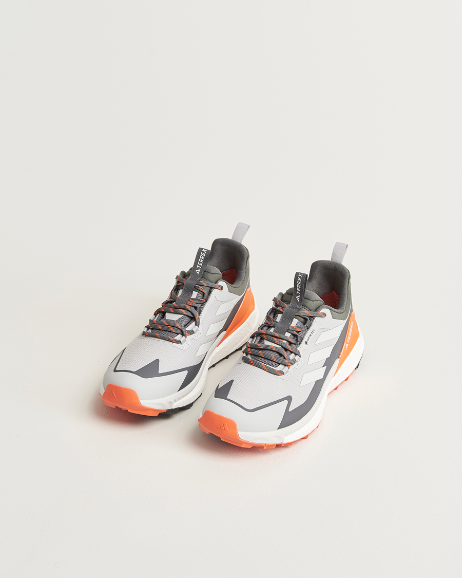 Men | Trail Sneakers | adidas Performance | Terrex Free Hiker 2 GTX Trail Sneaker Grey/Orange
