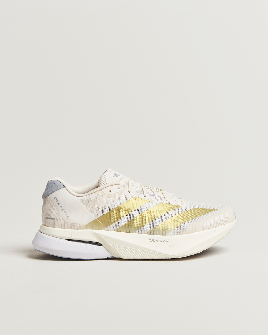 Men | Sneakers | adidas Performance | Adizero Boston 13 Running Sneaker White/Gold