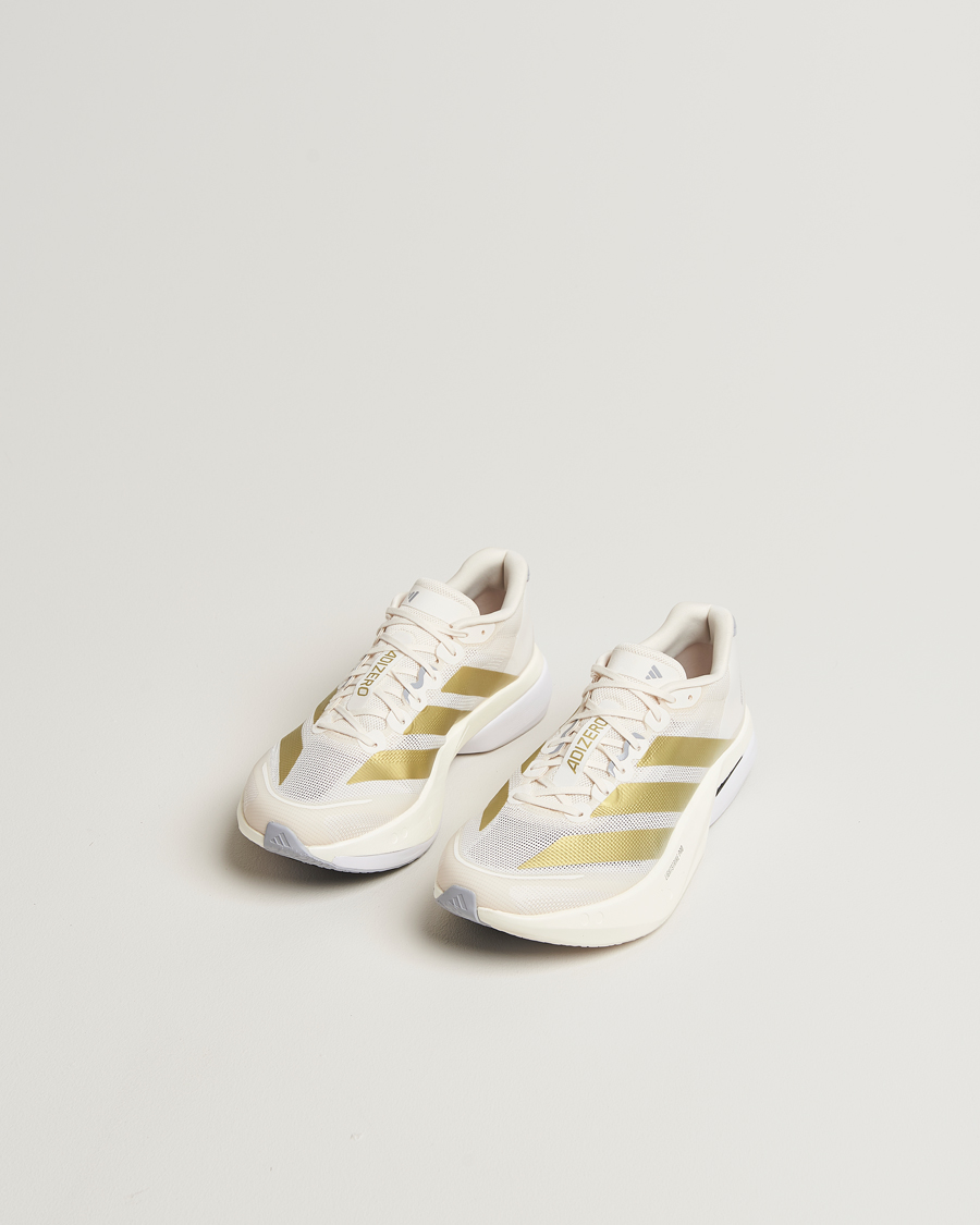Men | Sneakers | adidas Performance | Adizero Boston 13 Running Sneaker White/Gold