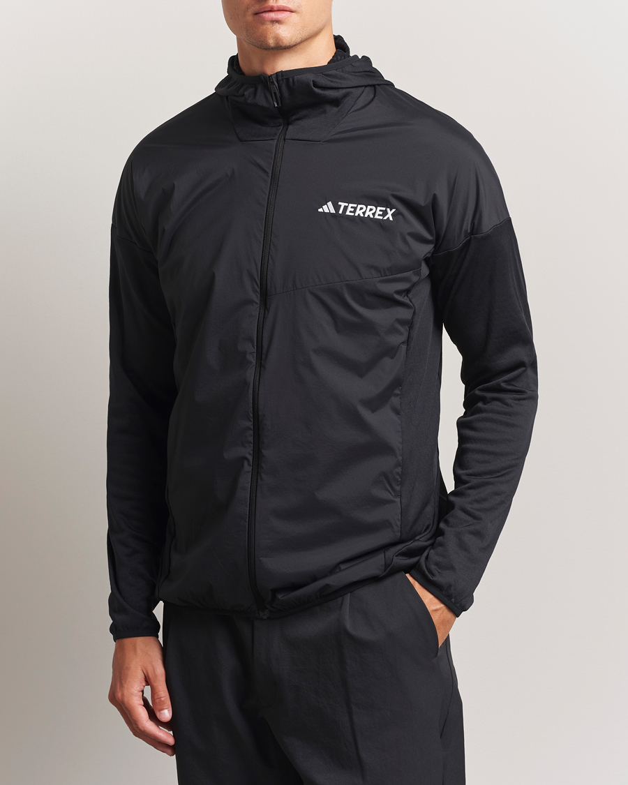 Men | Sweaters & Knitwear | adidas Performance | XPR Wind Hooded Full Zip Black