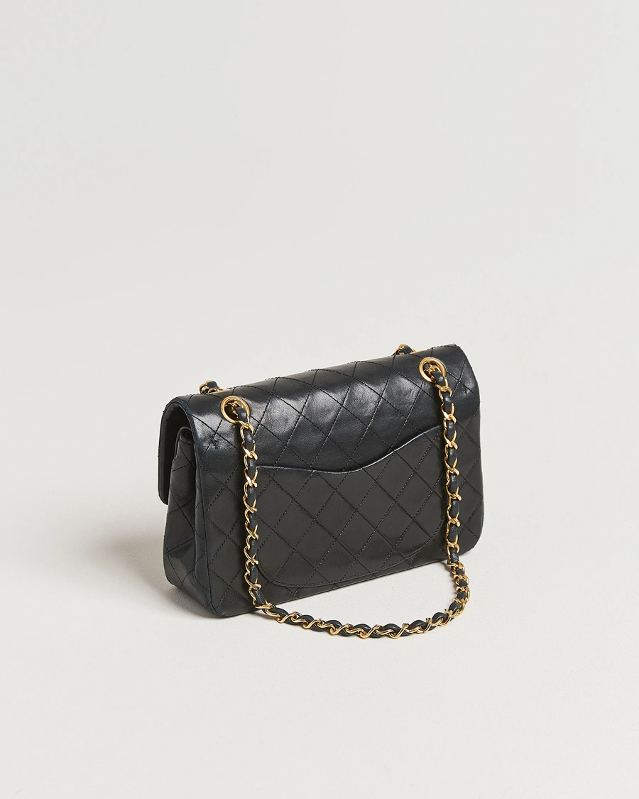 Men | Gifts for Her | Chanel Pre-Owned | Classic Double Flap Small Lambskin Black