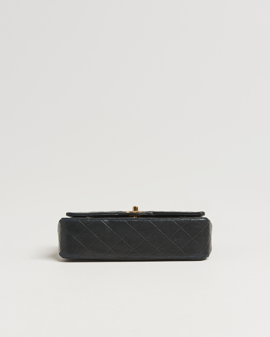 Men | Gifts for Her | Chanel Pre-Owned | Classic Double Flap Small Lambskin Black