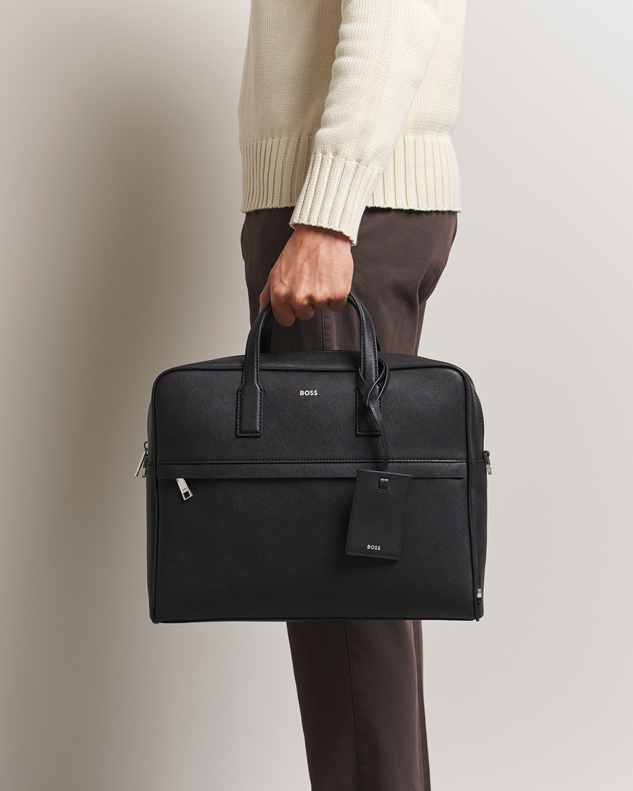 Men | Bags | BOSS BLACK | Zair Document Case Black