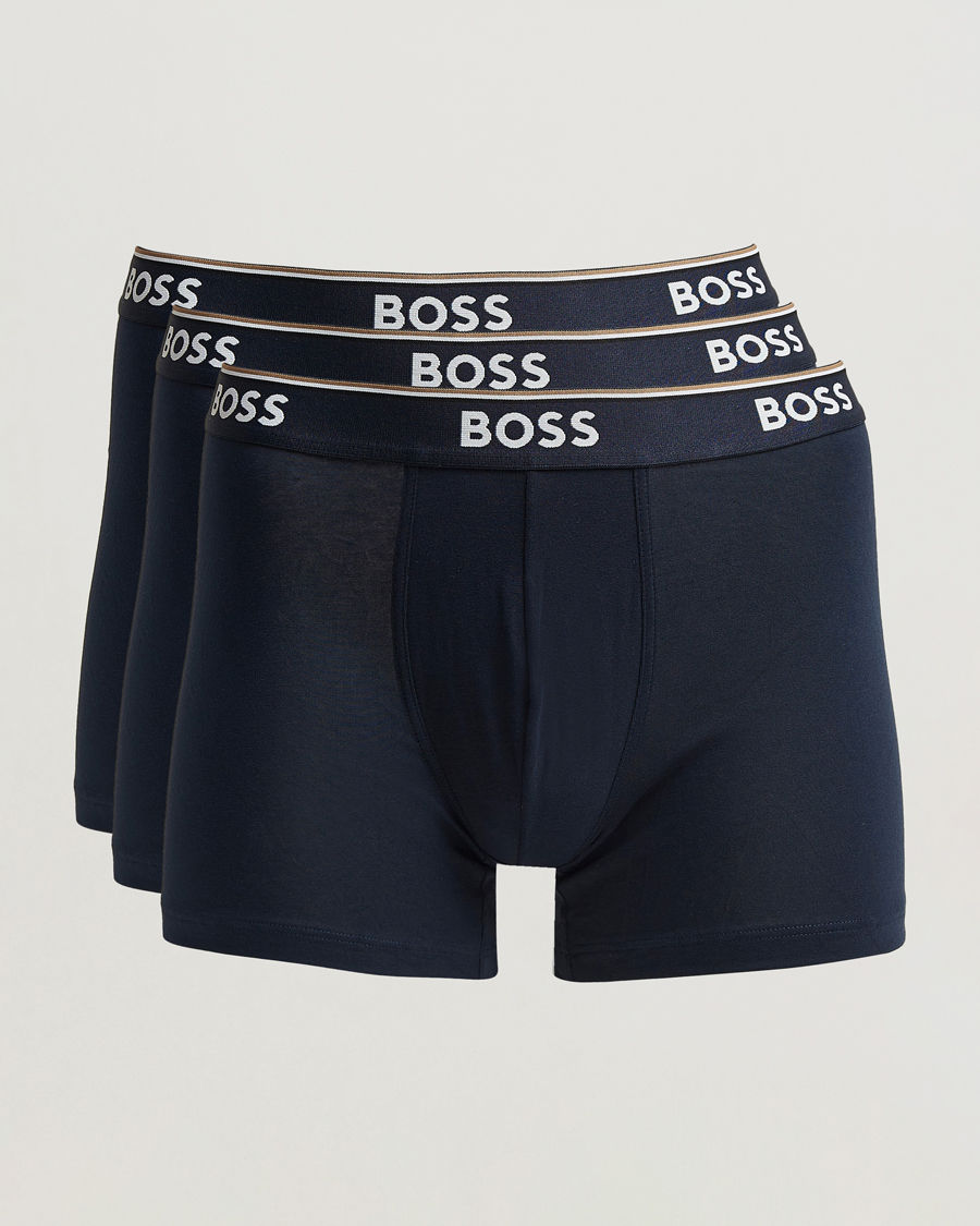 Men | Underwear & Socks | BOSS BLACK | 3-Pack Boxer Brief Open Blue
