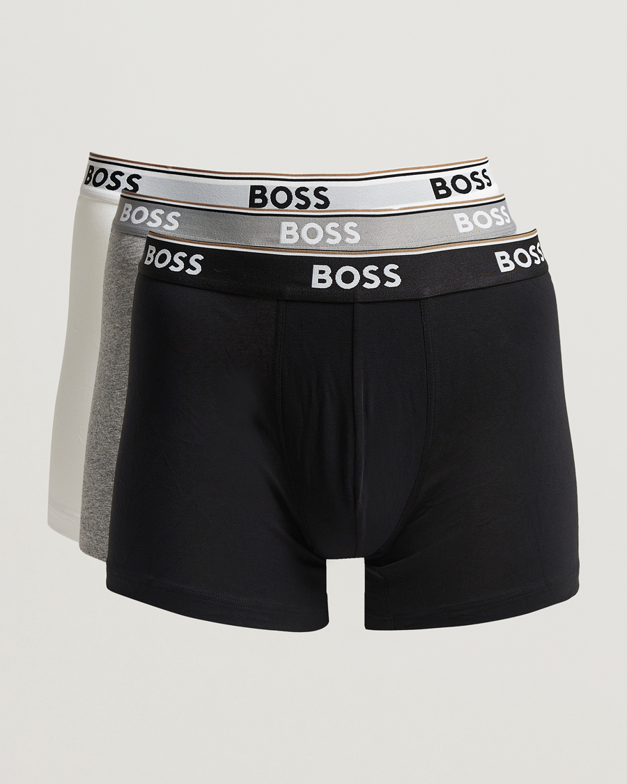 Men | Underwear & Socks | BOSS BLACK | 3-Pack Boxer Brief White/Grey/Black