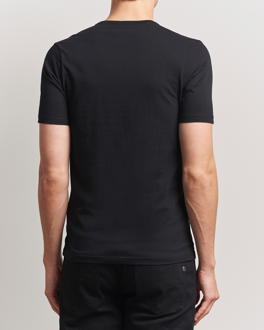 Men | T-Shirts | BOSS BLACK | 3-Pack Crew Neck T-Shirt Black
