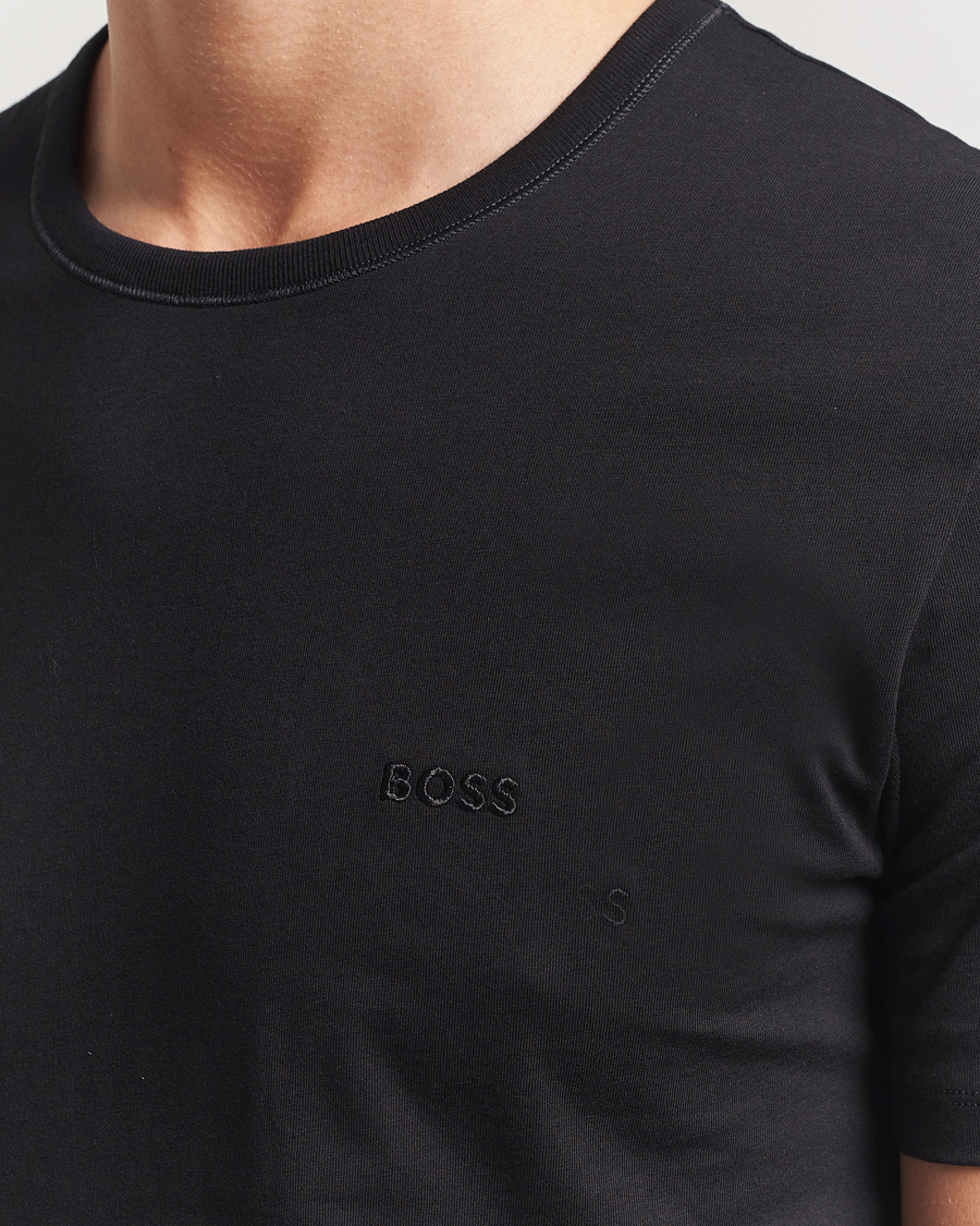 Men | T-Shirts | BOSS BLACK | 3-Pack Crew Neck T-Shirt Black/Blue/Grey