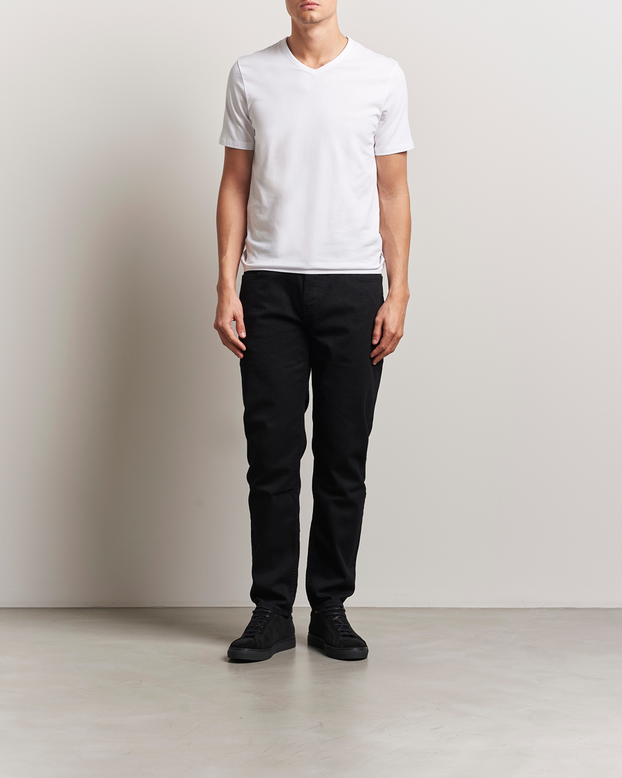 Men | T-Shirts | BOSS BLACK | 3-Pack V-Neck T-Shirt White
