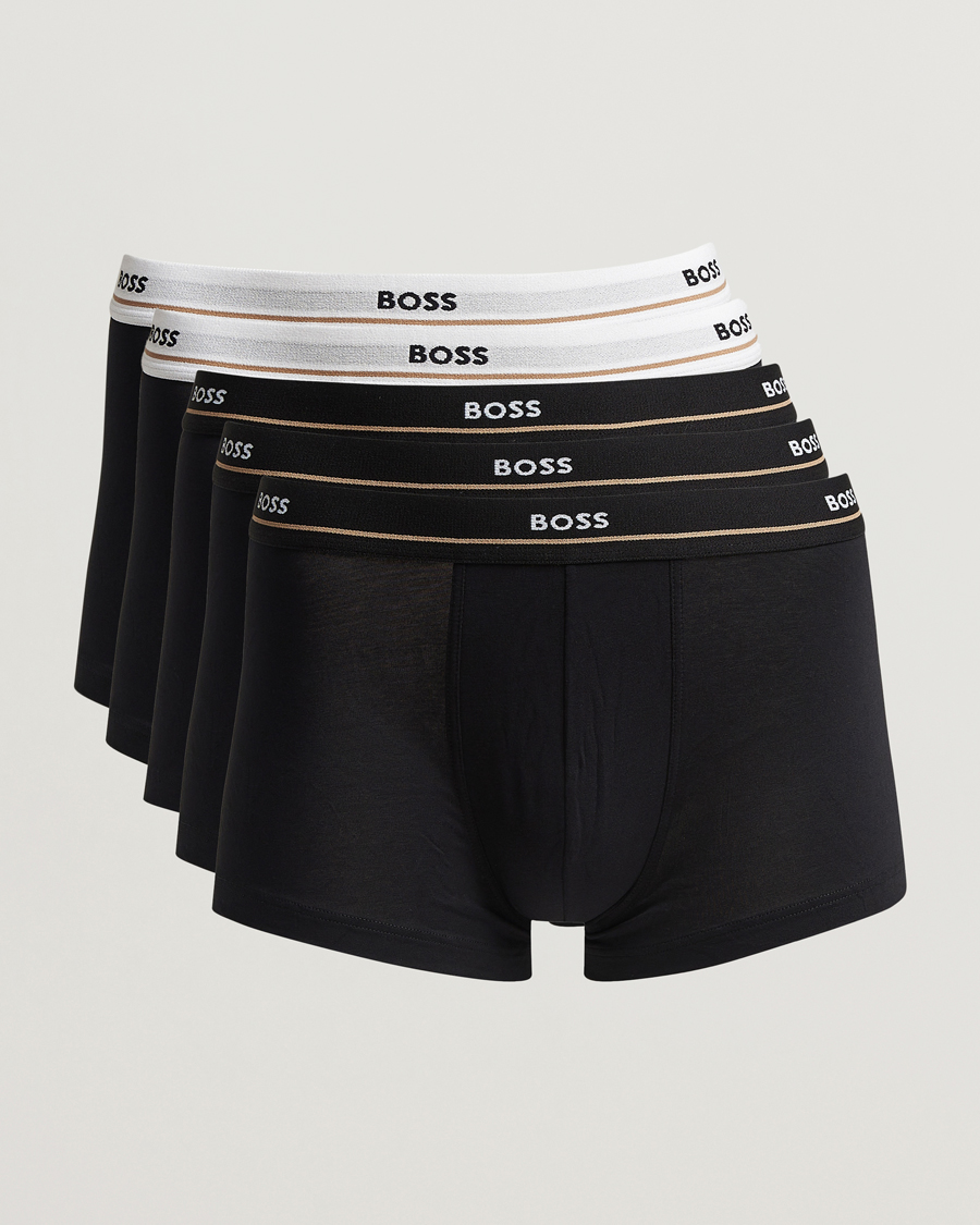 Men | Underwear & Socks | BOSS BLACK | 5-Pack Trunk Black