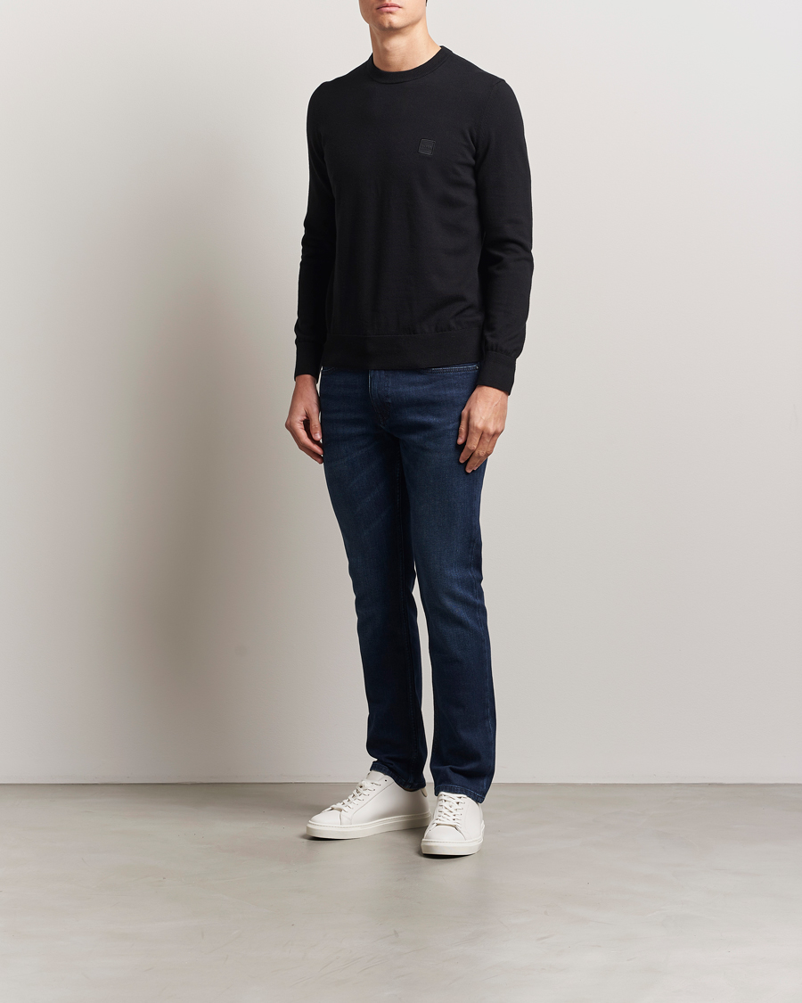 Men | Sweaters & Knitwear | BOSS ORANGE | Kanovano Knitted Sweater Black