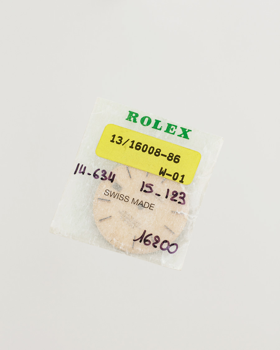 Men | Pre-owned Items | Rolex Pre-Owned | Rolex Datejust 5 ref Linen Dial