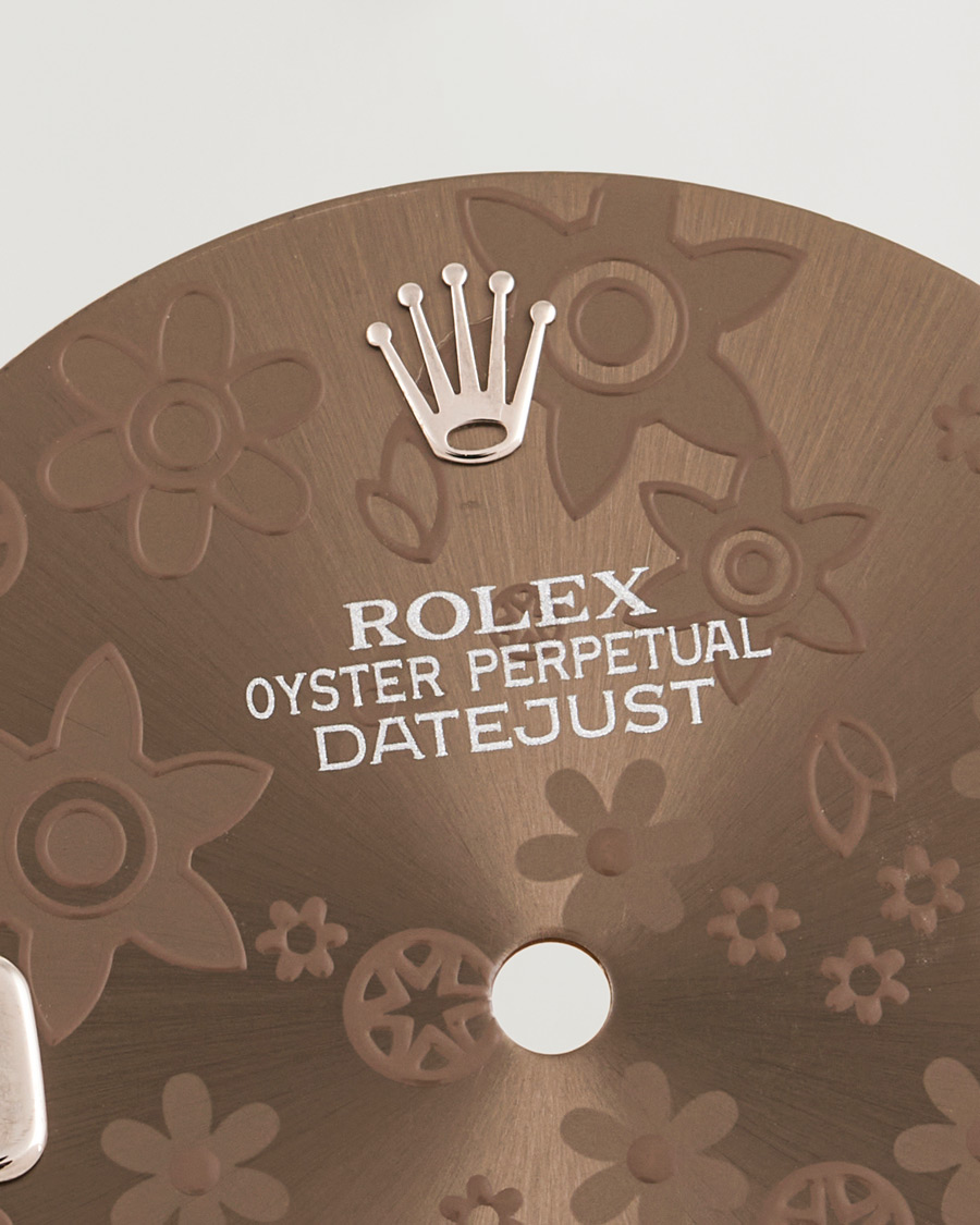 Men | Pre-owned Items | Rolex Pre-Owned | Rolex Datejust 5-6 ref Flower Dial