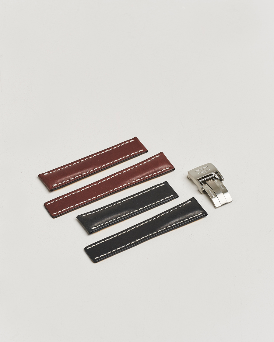 Men | Pre-owned Items | Breitling Pre-Owned | Breitling Deployment Clasp - 2 Leather 22mm