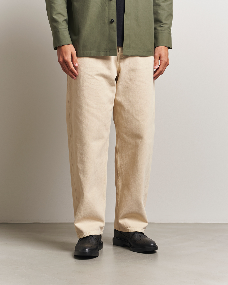 Men | Trousers | Jil Sander | Loose Fit 5-Pocket Pants Oat