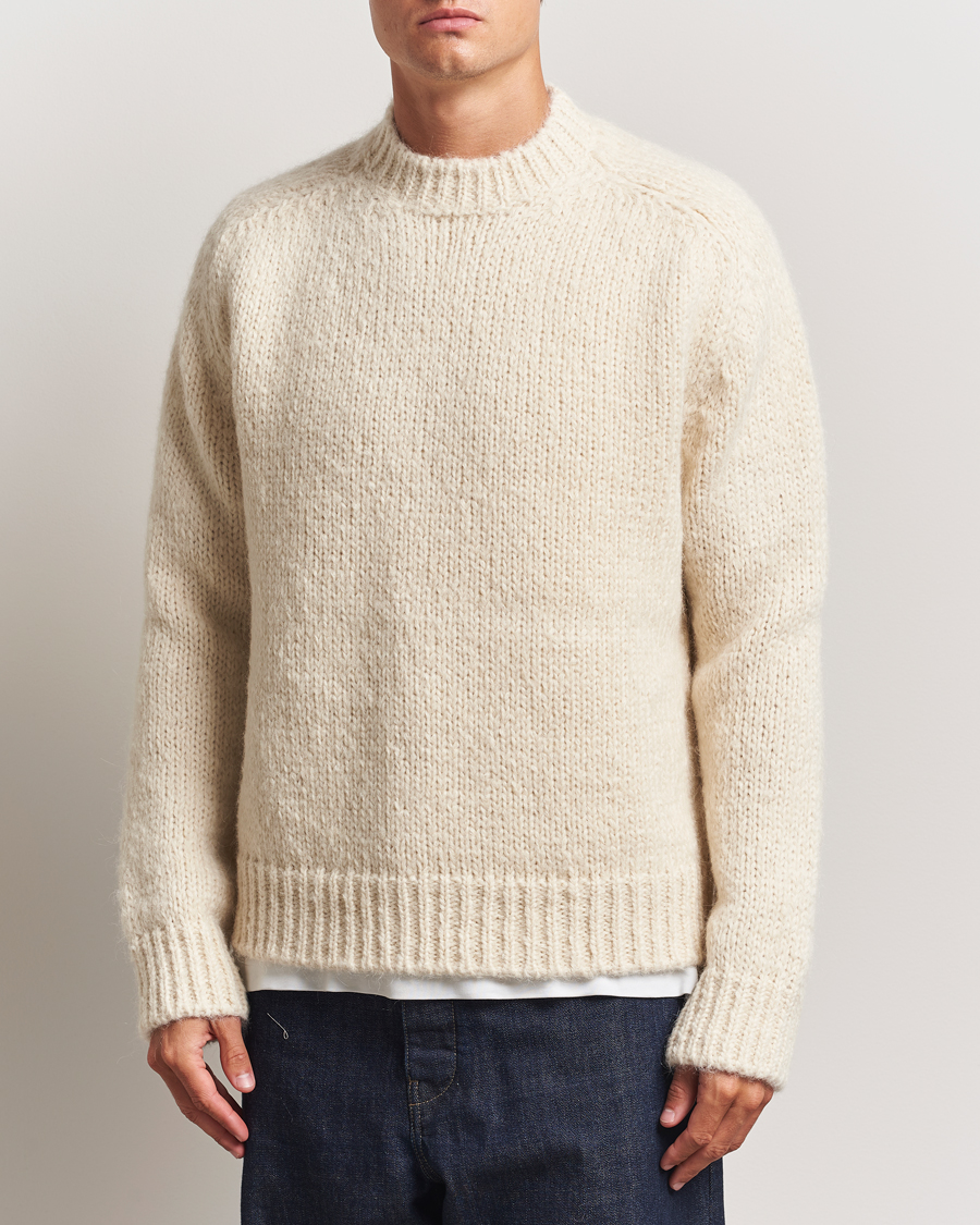 Men | Sweaters & Knitwear | Jil Sander | Mohair Sweater Chalk