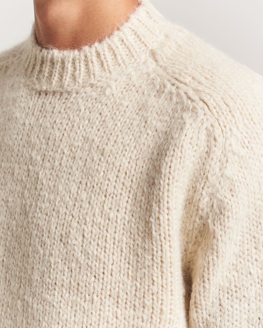 Men | Sweaters & Knitwear | Jil Sander | Mohair Sweater Chalk