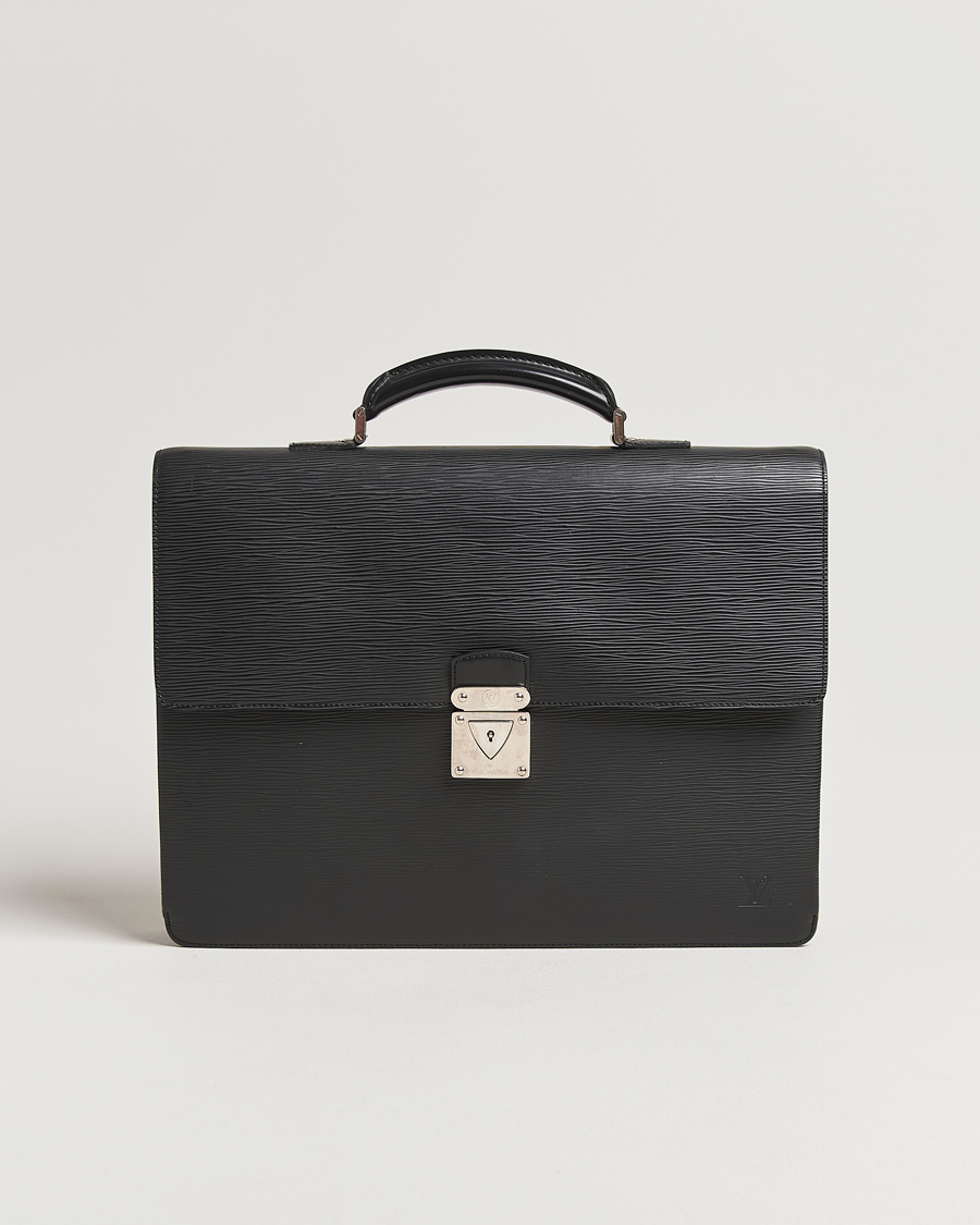 Men | Pre-Owned & Vintage Bags | Louis Vuitton Pre-Owned | Robusto Briefcase Black