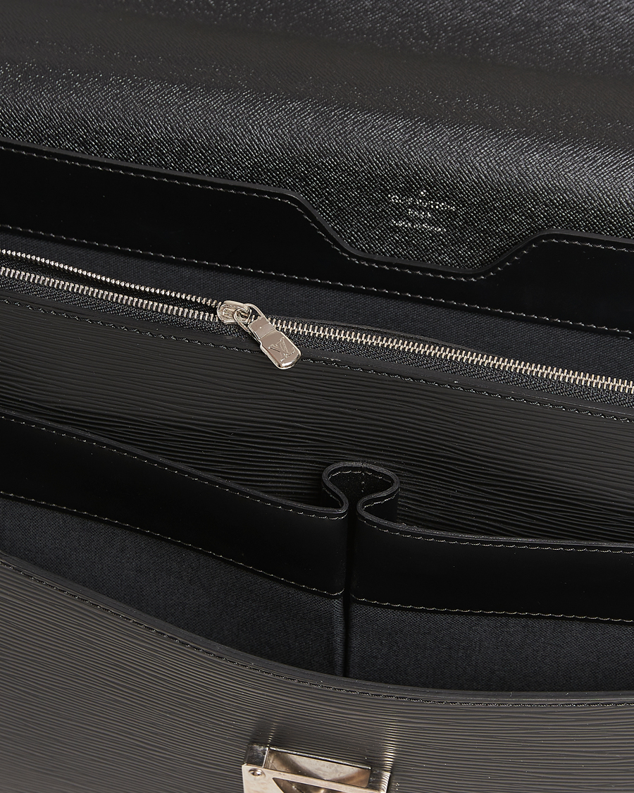 Men | Pre-Owned & Vintage Bags | Louis Vuitton Pre-Owned | Robusto Briefcase Black