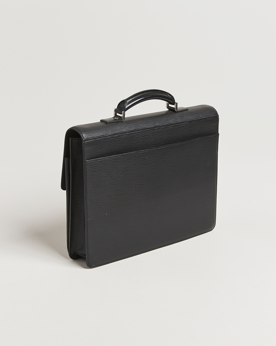 Men | Pre-Owned & Vintage Bags | Louis Vuitton Pre-Owned | Robusto Briefcase Black