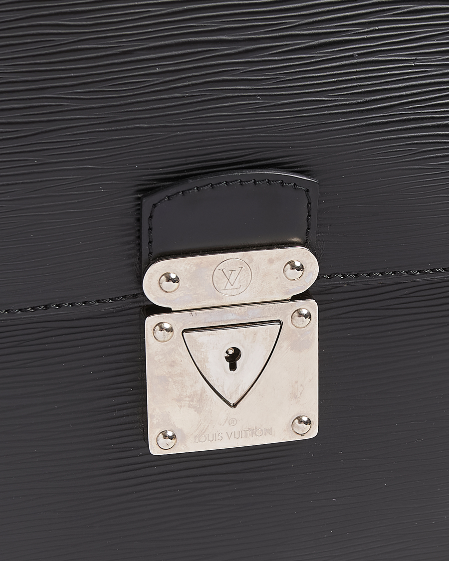 Men | Pre-Owned & Vintage Bags | Louis Vuitton Pre-Owned | Robusto Briefcase Black