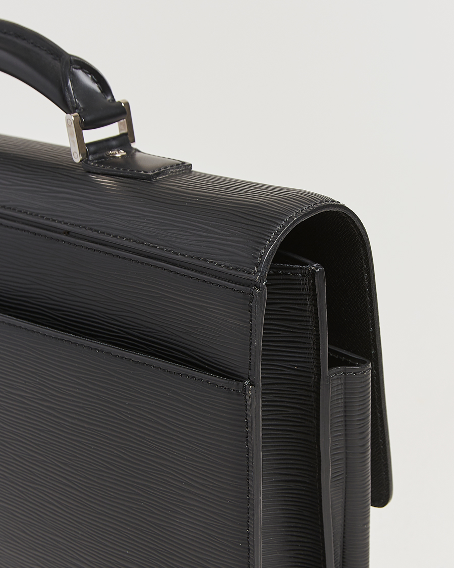 Men | Pre-Owned & Vintage Bags | Louis Vuitton Pre-Owned | Robusto Briefcase Black