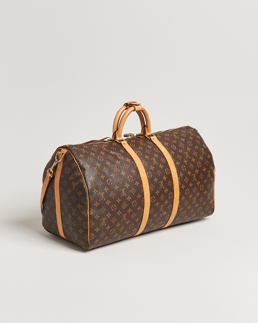 Men | Pre-Owned & Vintage Bags | Louis Vuitton Pre-Owned | Keepall Bandoulière 55 Monogram