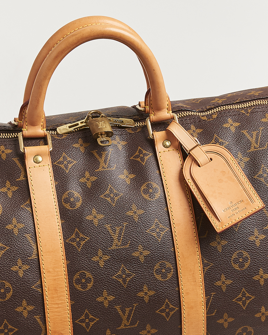 Men | Pre-Owned & Vintage Bags | Louis Vuitton Pre-Owned | Keepall Bandoulière 55 Monogram