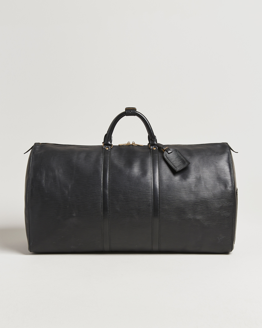 Men | Pre-Owned & Vintage Bags | Louis Vuitton Pre-Owned | Keepall 60 Epi Leather Black