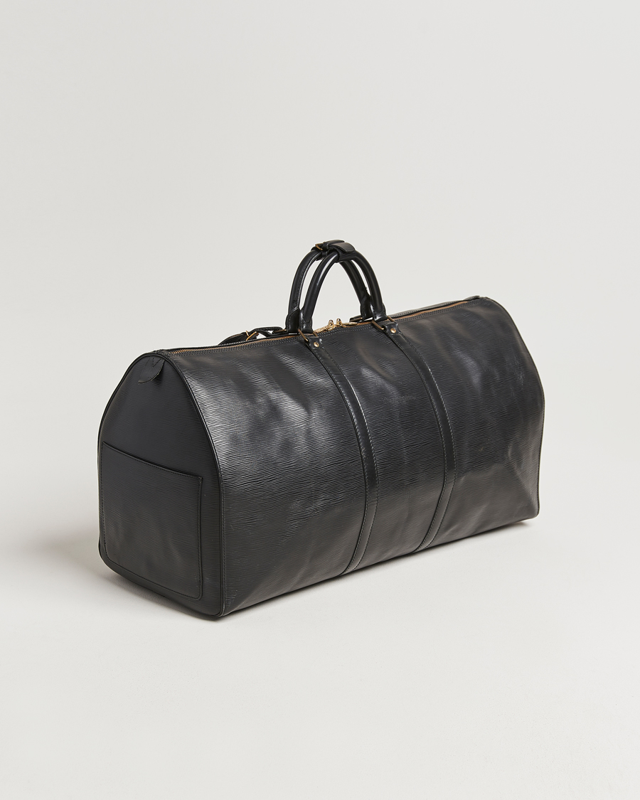 Men | Pre-Owned & Vintage Bags | Louis Vuitton Pre-Owned | Keepall 60 Epi Leather Black